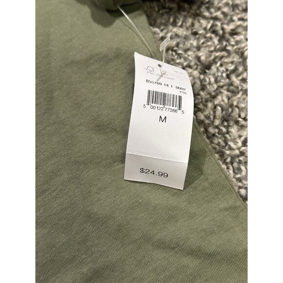 NEW MENS GAP GREEN LOGO EVERDAY SOFT T-SHIRT SIZE M - Picture 8 of 9